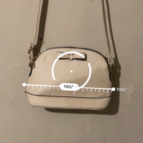 Bow tie cream crossbody bag - Picture 4 of 11